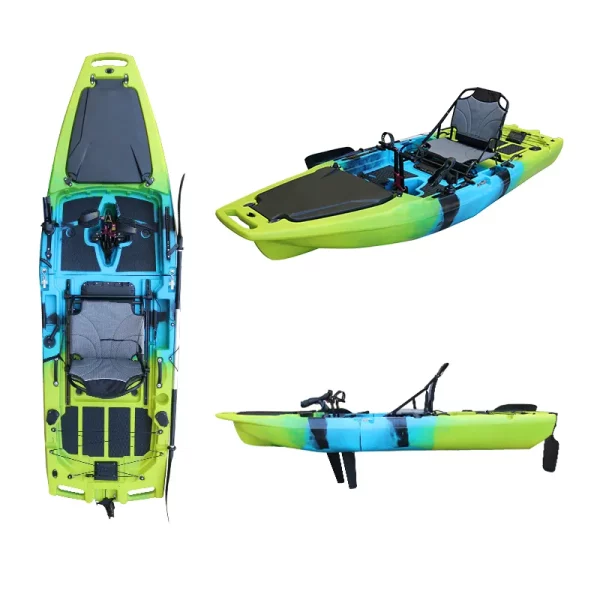 High Quality Fishing Pedal Drive Kayak with Rudder System and Motor for Professional Use - Image 3