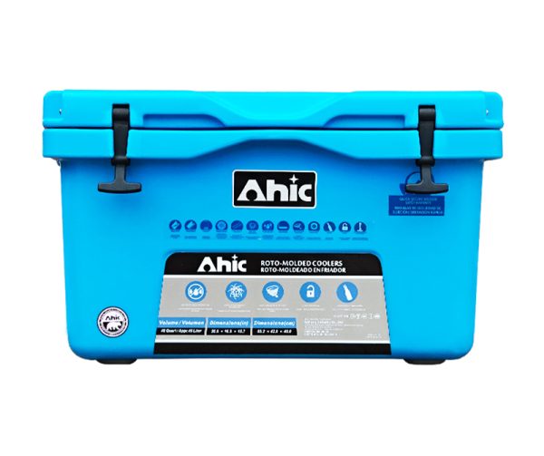 AH Series 45L Portable PE Insulated Cooler Box for Food, Wine, and Cans for Outdoor Fresh Cold Storage - Image 2
