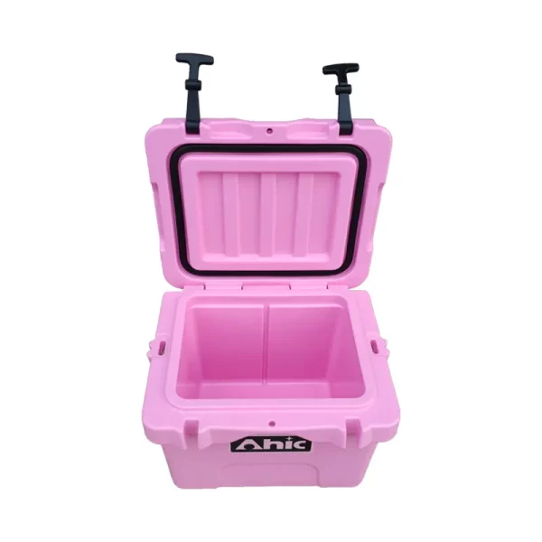 AH15 Hard Cooler in Pink with Handle - Image 4